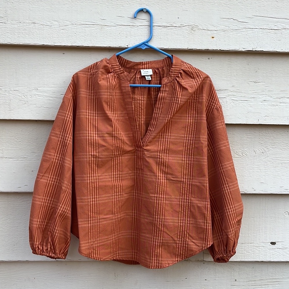 A New Day orange blouse